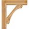 Ekena Millwork Legacy Block Rough Sawn Bracket w/ Offset Brace, Western Red Cedar, 8"W x 32"D x 36"H BKT0806X32X36LEC05RWR - alternate 3